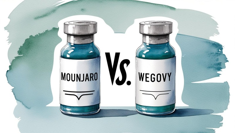 What are the most common side effects of Mounjaro vs. Wegovy?